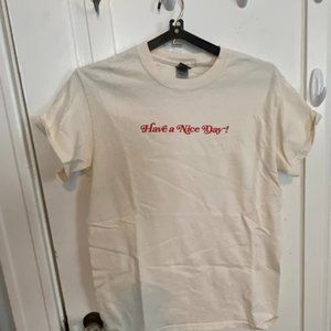 Pre-Internet "have a nice day!" tee